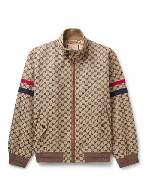 gucci grosgrain-trimmed jacket